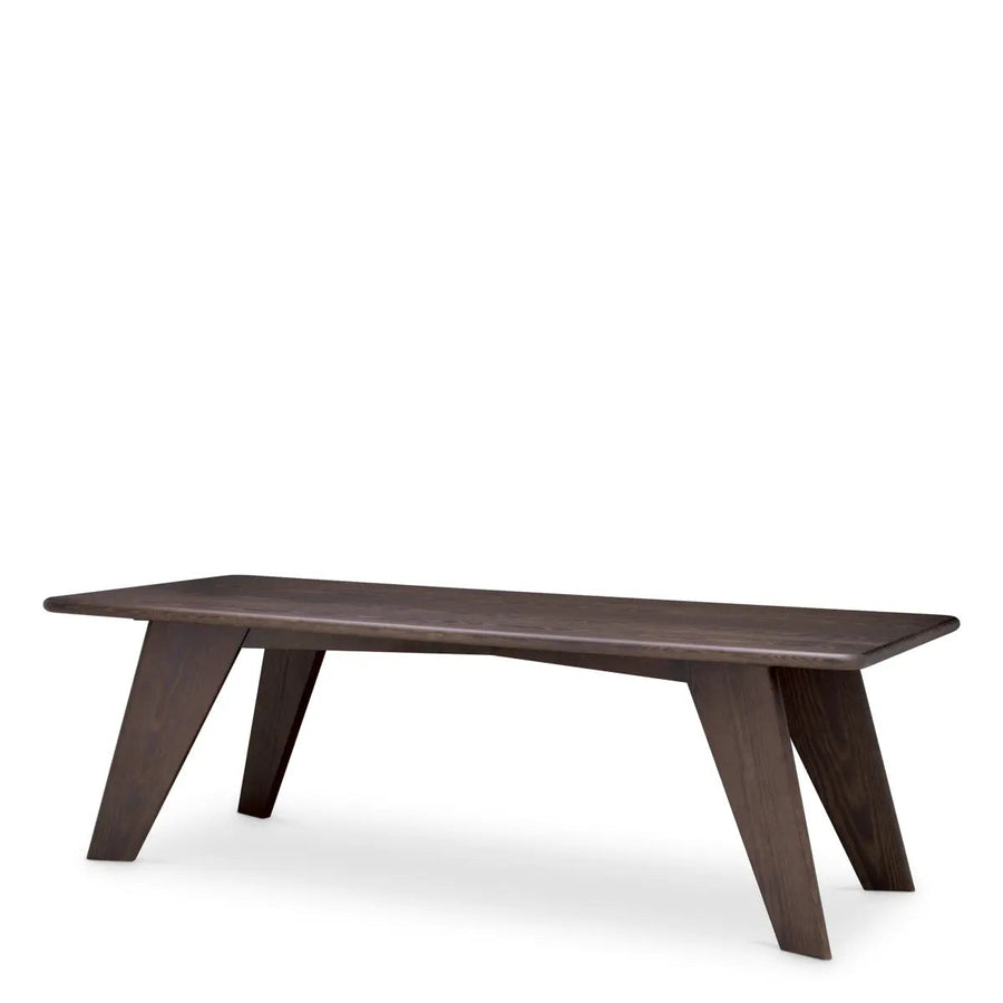 Dining Table Langford Dark Ash Crown Veneer - image 1