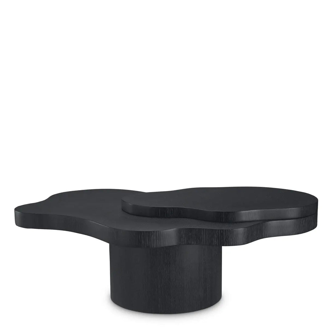 Coffee Table Cesareo Charcoal Grey Oak Veneer - image 1