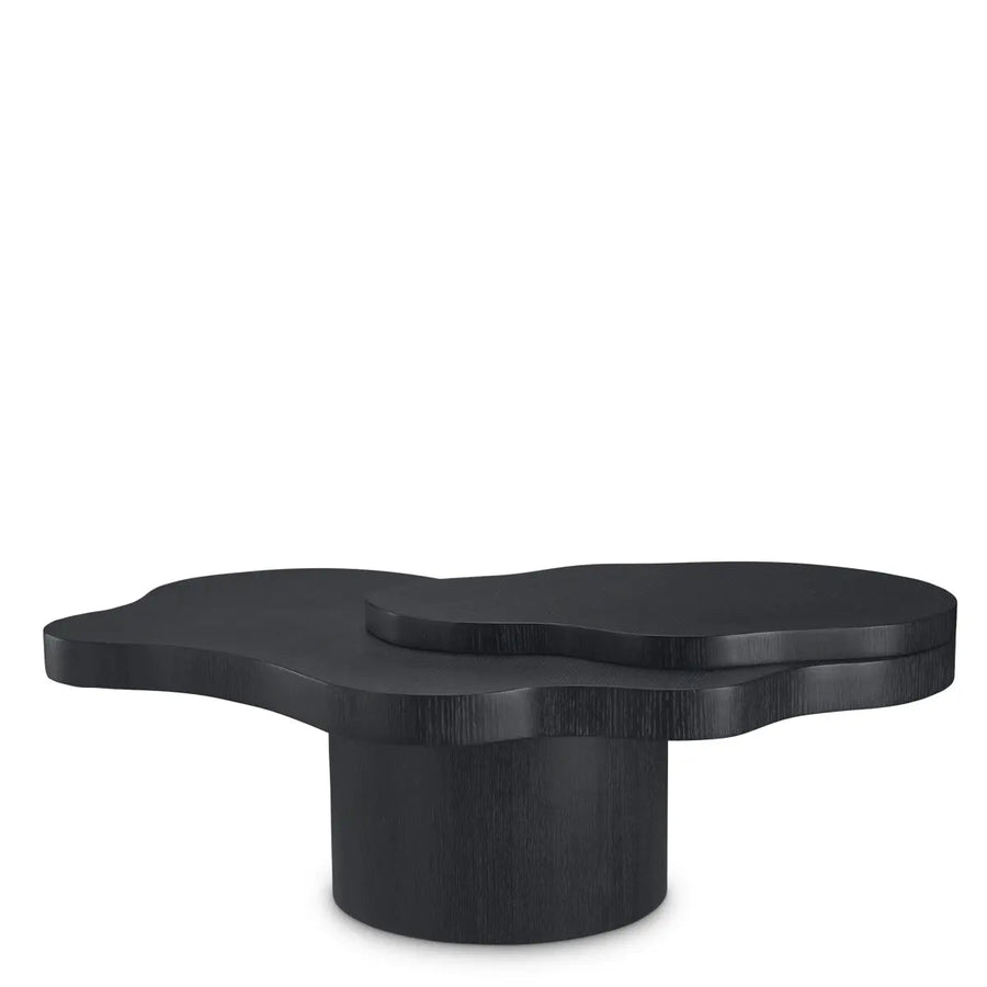 Coffee Table Cesareo Charcoal Grey Oak Veneer - image 1