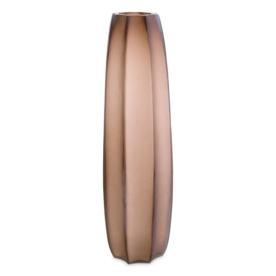 Vase Tiara L Brown Glass - image 1
