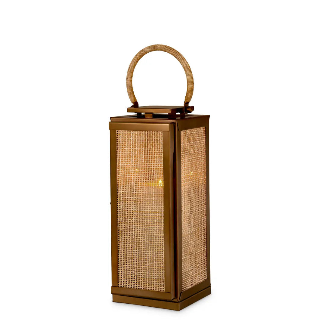 Hurricane Georgian L Vintage Brass Finish Bamboo Handle - image 1