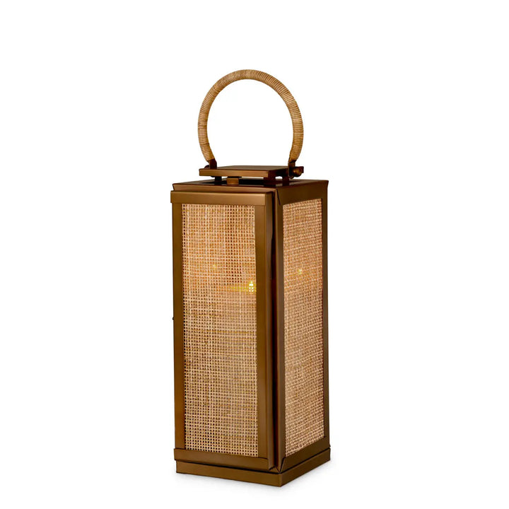 Hurricane Georgian L Vintage Brass Finish Bamboo Handle - image 1