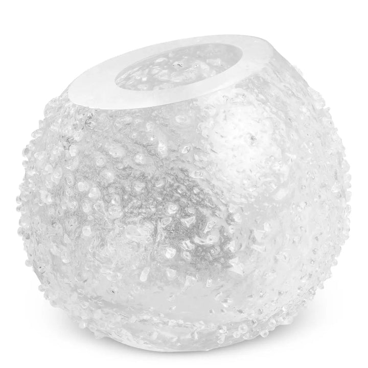 Vase Opulent Clear Glass - image 1