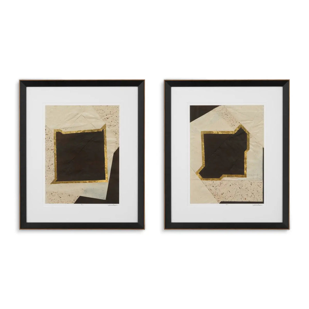 Print Creased Umber By Vanna Lam Set Of 2 - image 1