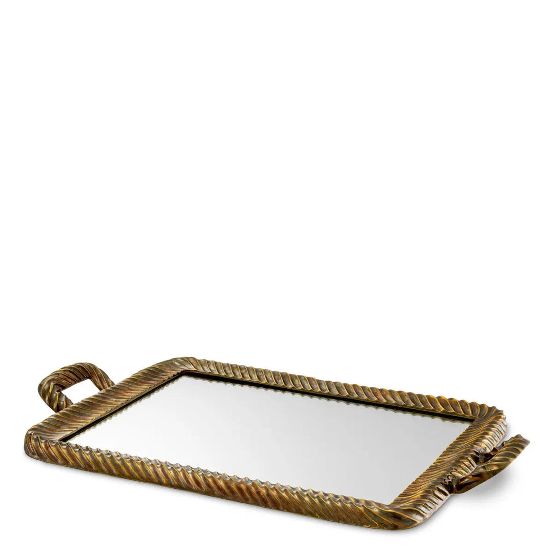 Tray Montmartre Vintage Brass Finish - image 1