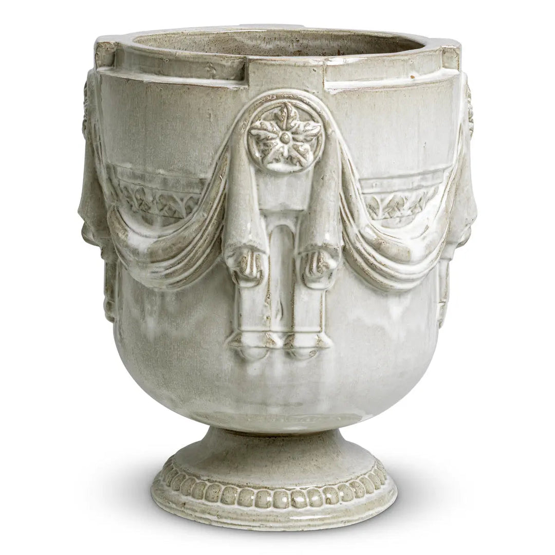 Outdoor Planter Chandler Light Grey Finish - image 1