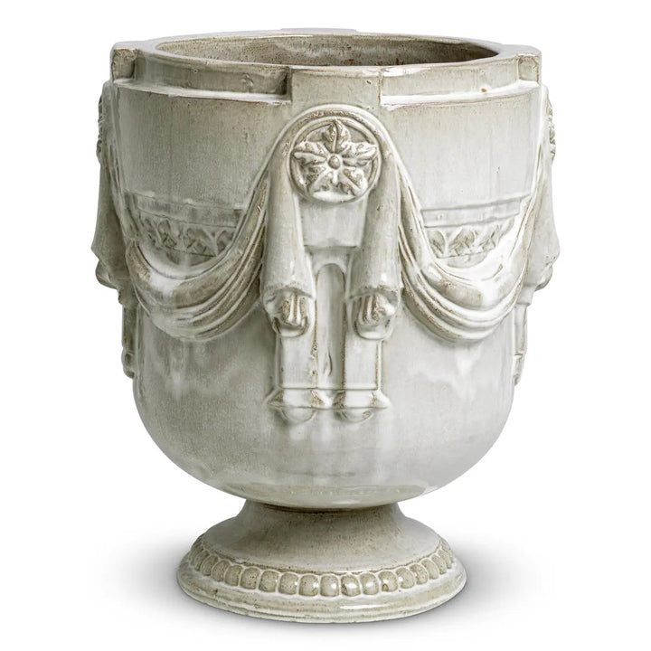 Outdoor Planter Chandler Light Grey Finish - image 1
