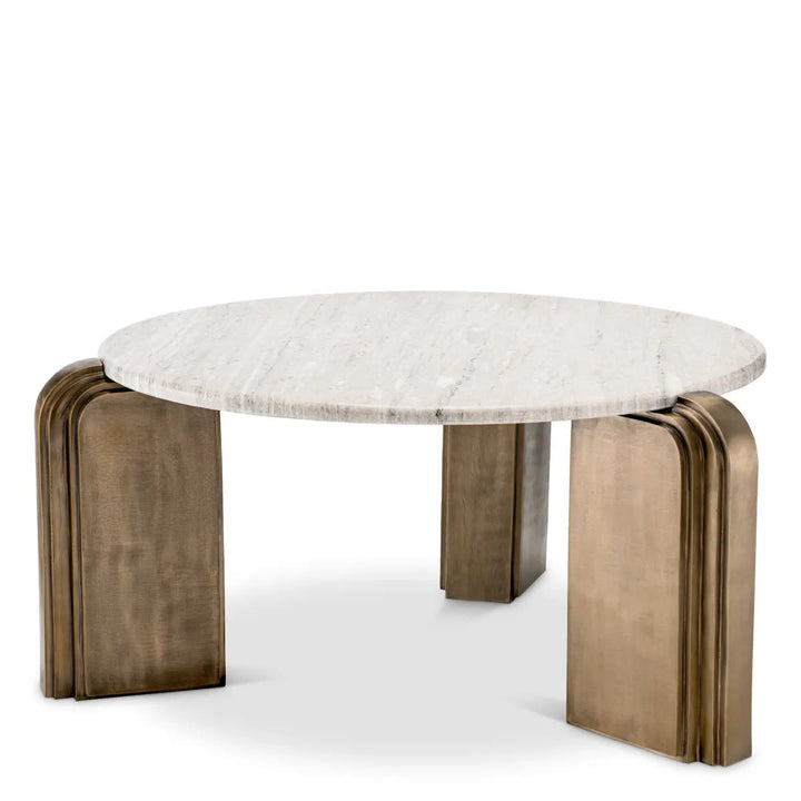 Coffee Table Albion Antique Brass Finish - image 1