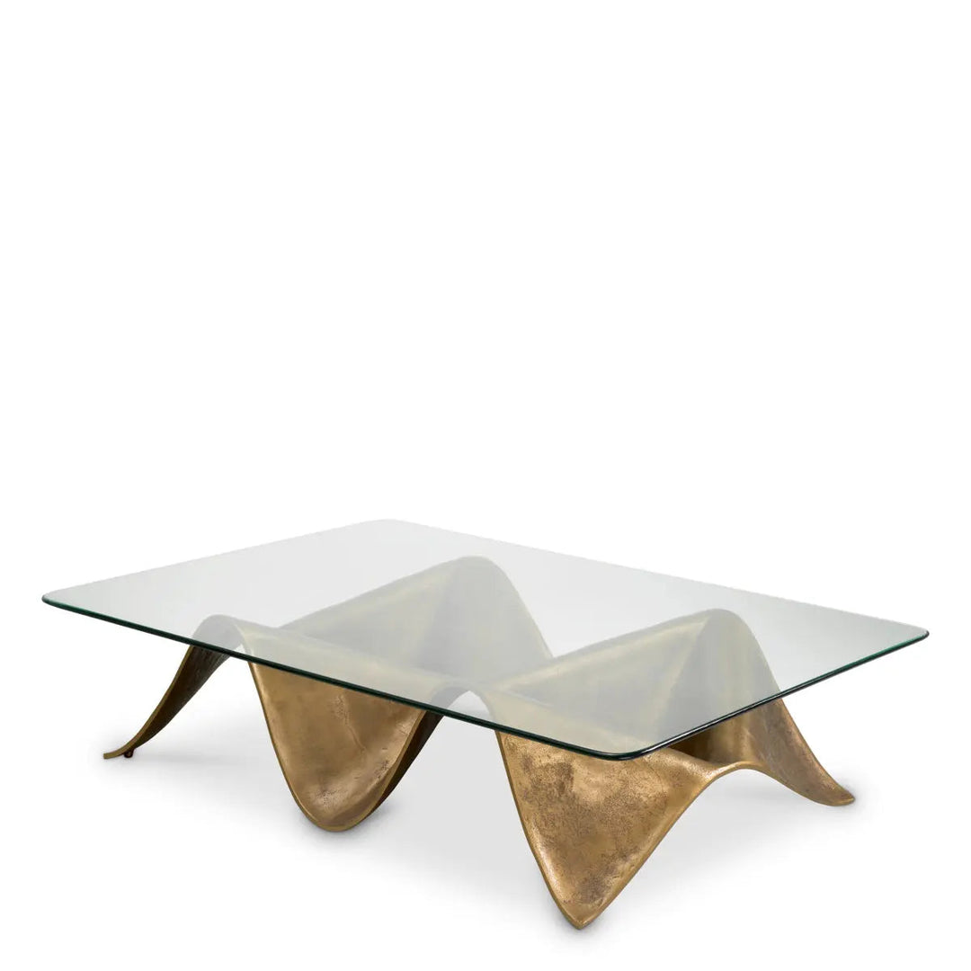 Coffee Table Angelico Vintage Brass Finish - image 1