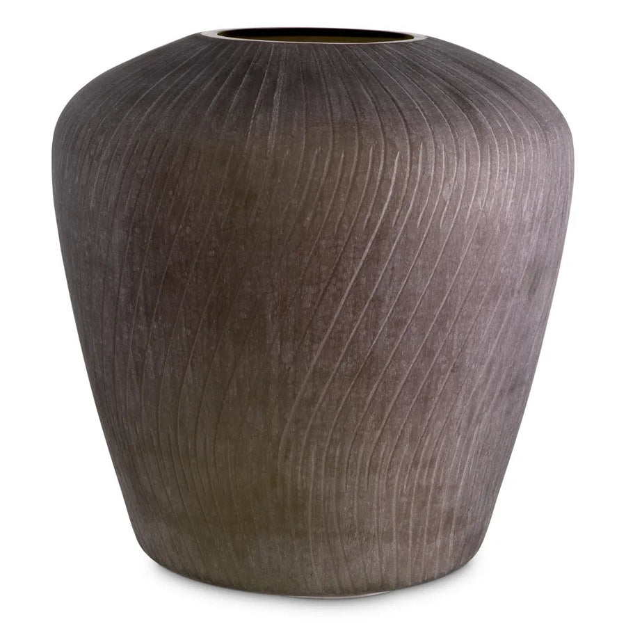 Vase Tarlow Stone Finish Glass - image 1