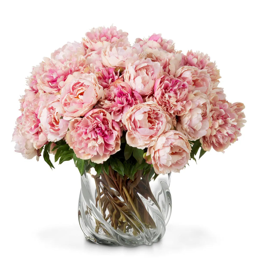 Bouquet Of Peonies Pink Tones Real Touch 48 Pcs/2 Varieties - image 1