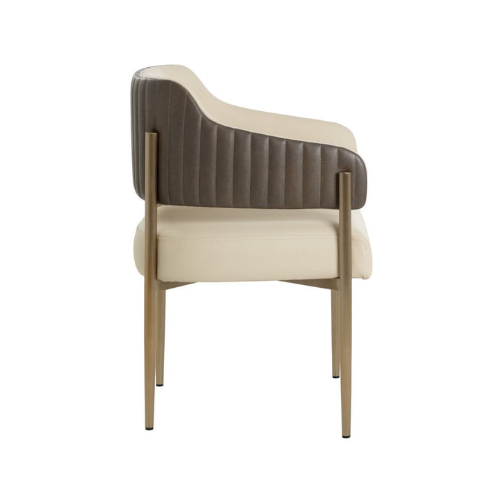 Dining Chairs Tova Dining Armchair - Dillon Cream / Bravo Ash