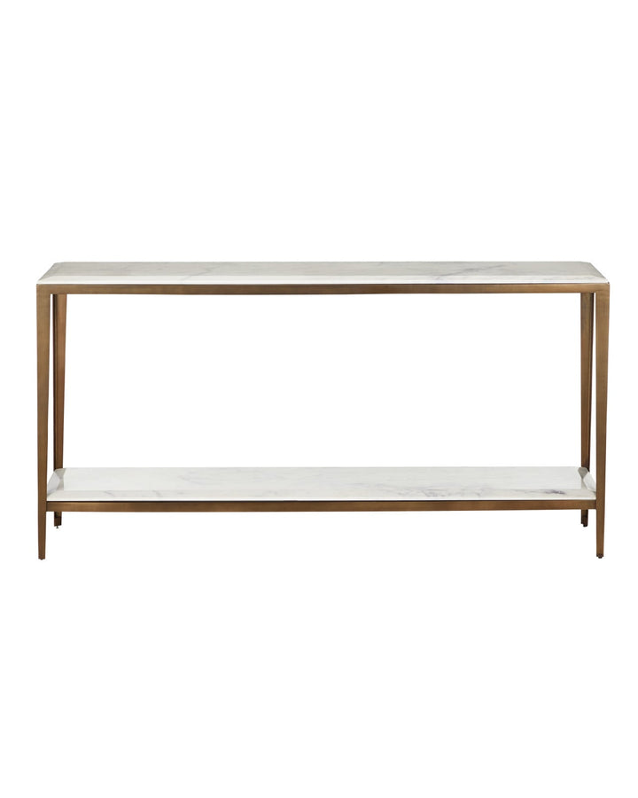 Console Tables Oblique Marble Console Table