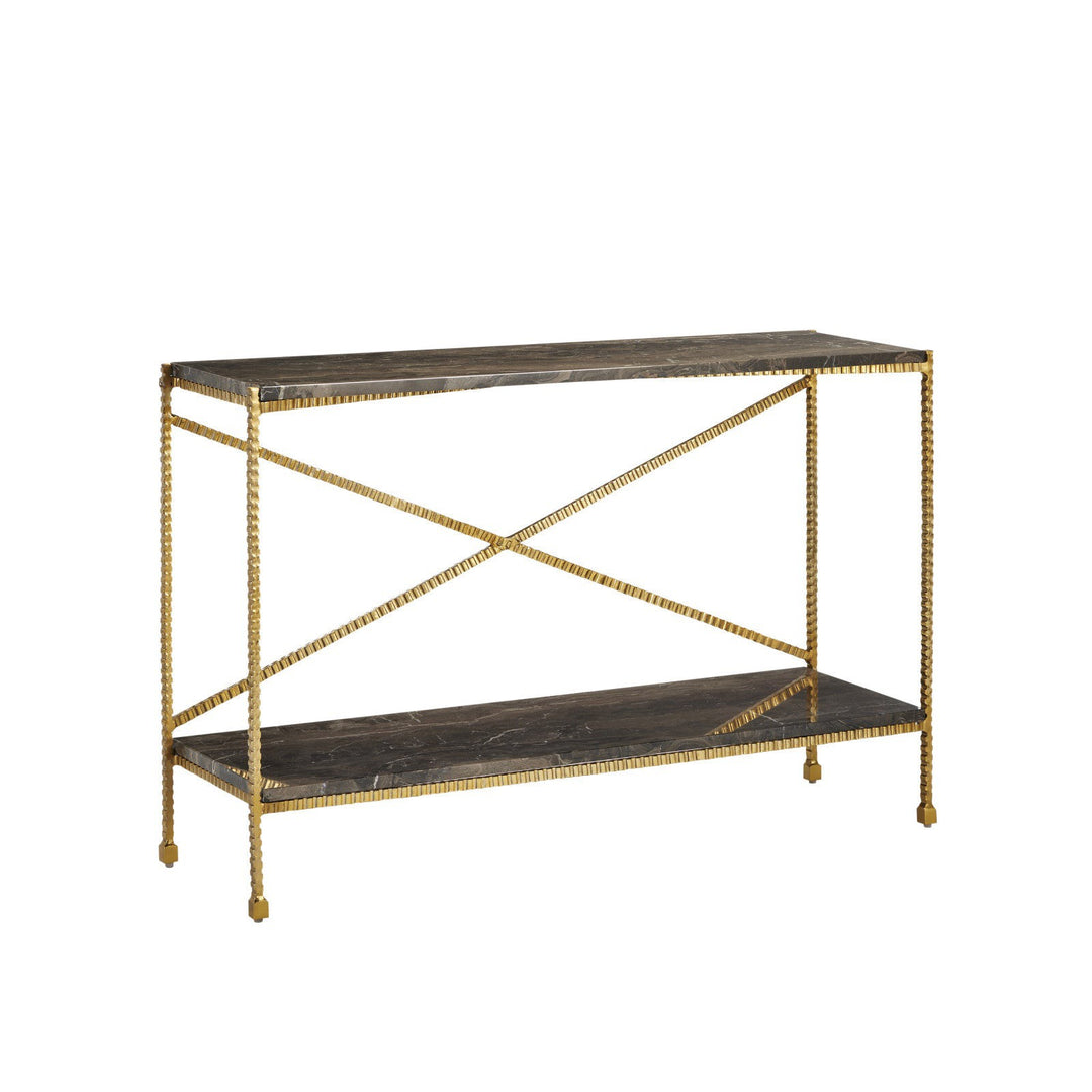 Flying Marble Gold Console Table