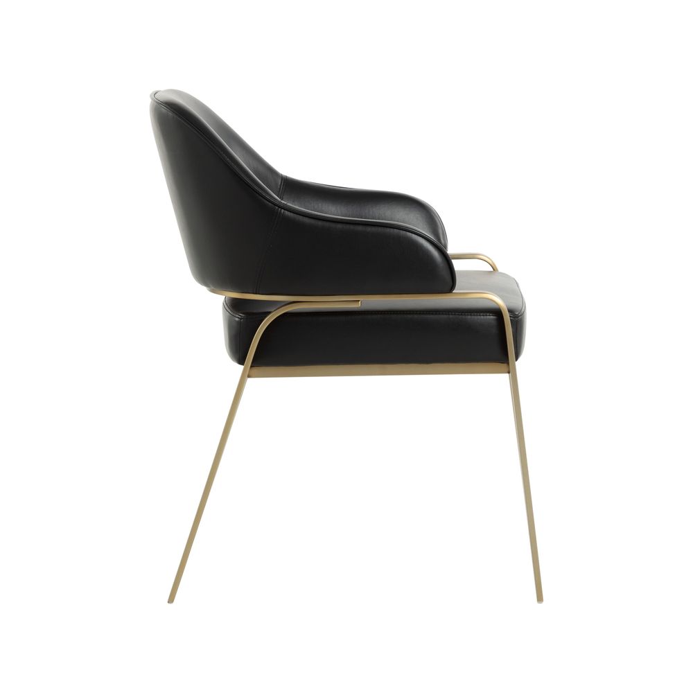 Dining Chairs Malachi Dining Armchair - Cantina Black