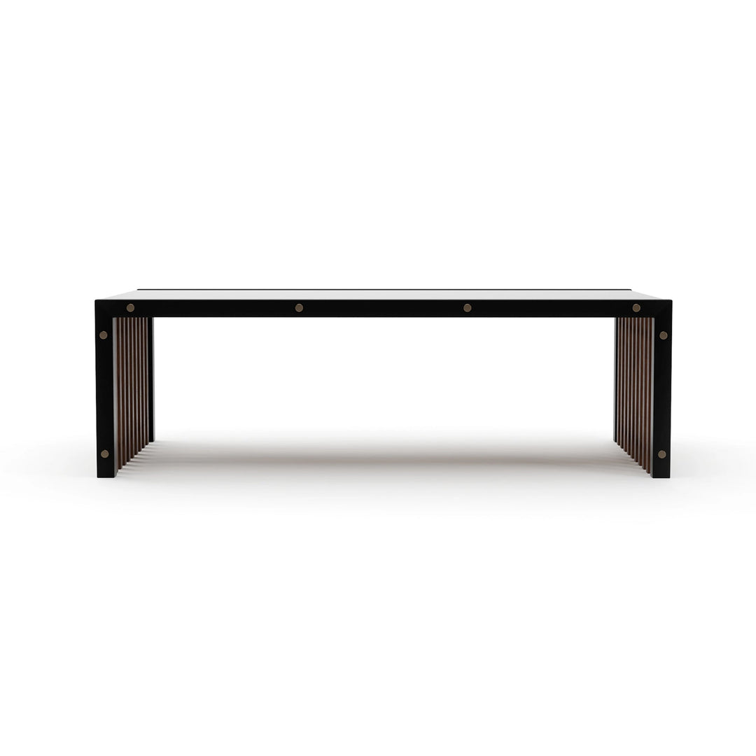 PINSTRIPE DARK COCKTAIL TABLE