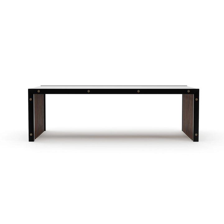 PINSTRIPE DARK COCKTAIL TABLE