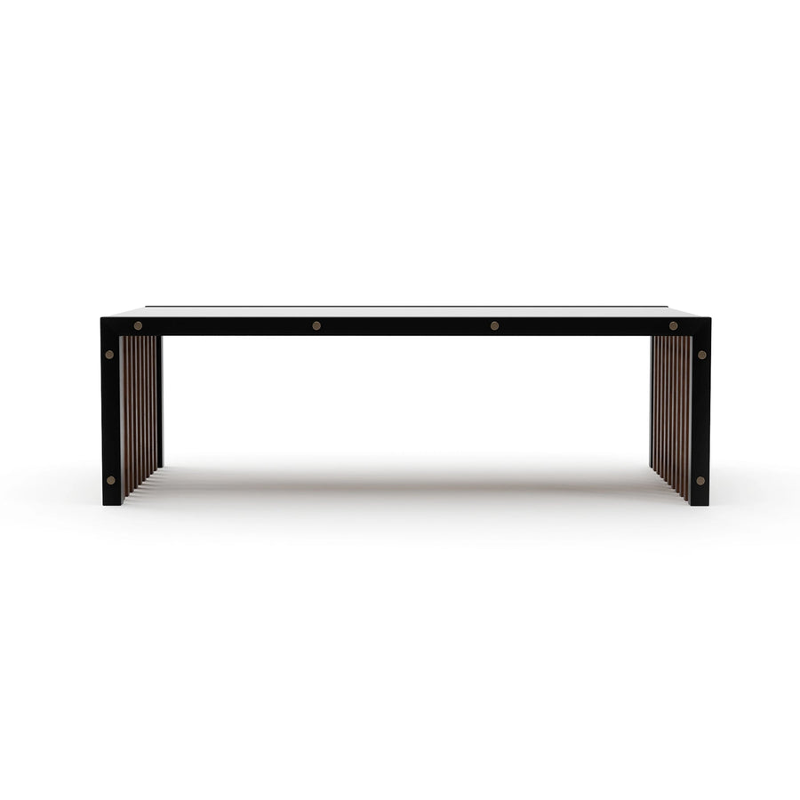 PINSTRIPE DARK COCKTAIL TABLE