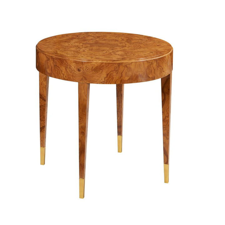 Side Tables Salena Round End Table-Olive Ashe