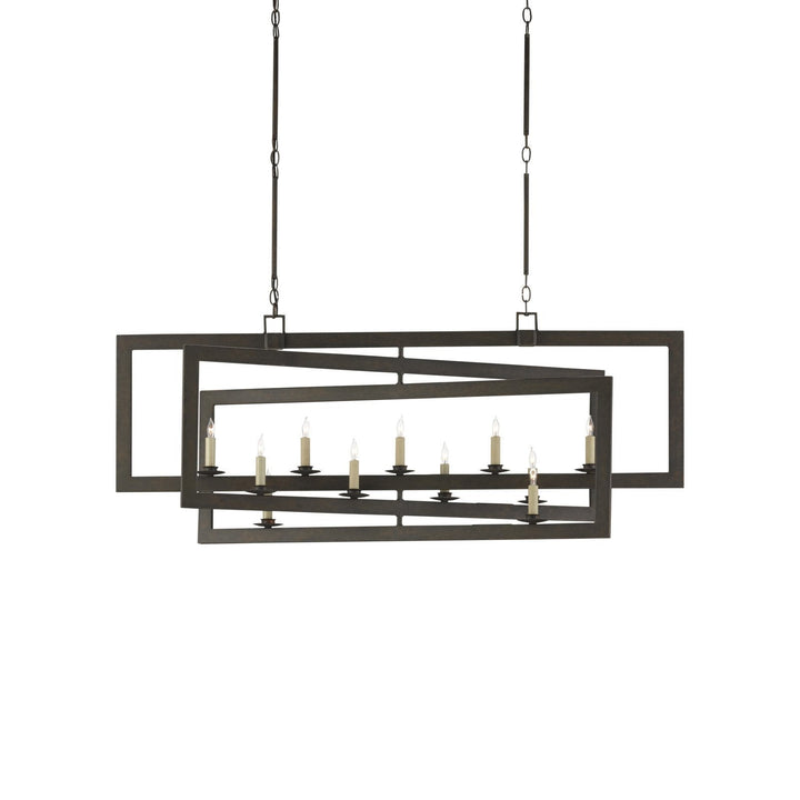 Middleton Bronze Rectangular Chandelier