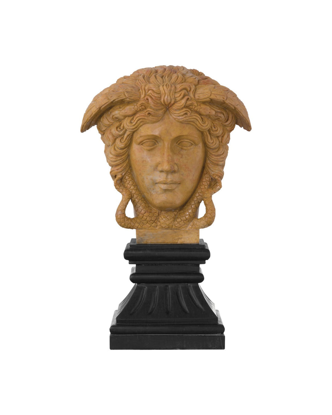 Decorative Objects Hypnos Head on Metal Plinth
