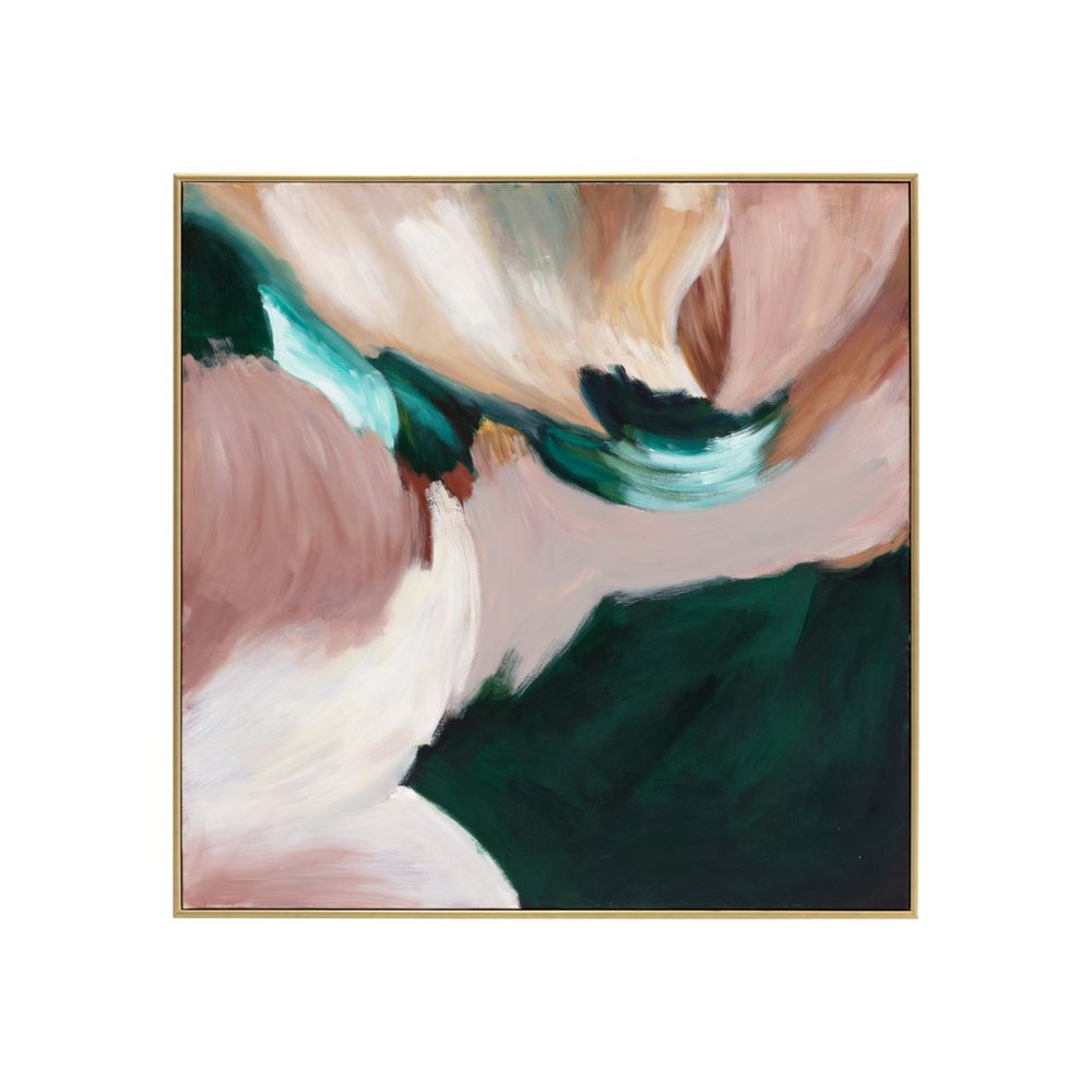 Wall Art Wild Ones (Set Of 2) - 48" X 48" - Gold Floater Frame