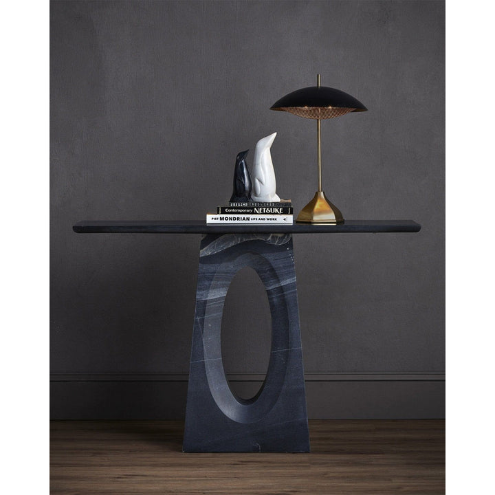 Demi Black Console Table