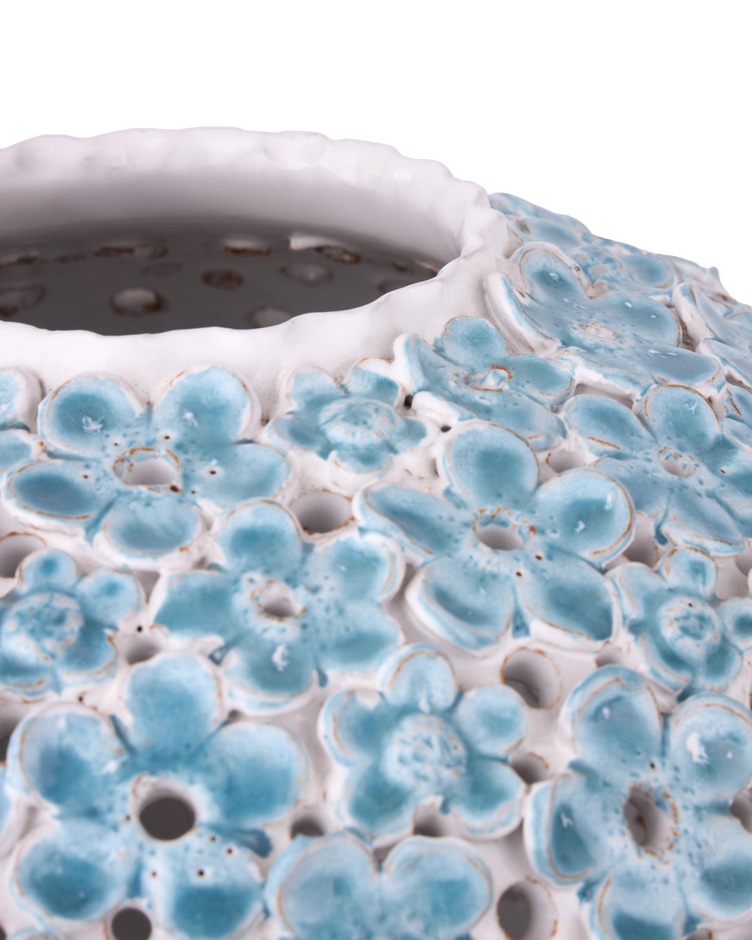 Daisy Blue Vase