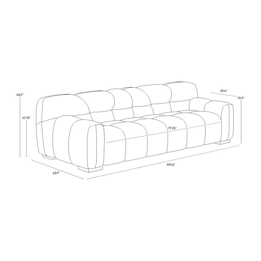 Romy Sofa - Meg Gold