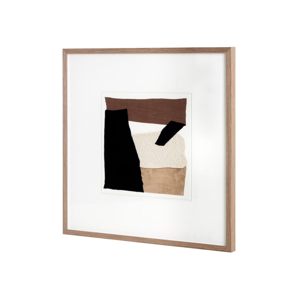 Wall Art Family Dynamics Ⅱ - 40" X 40" - Dark Brown Frame