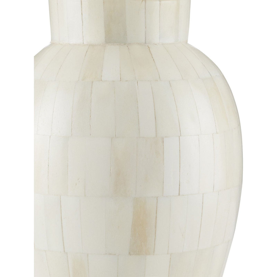 Osso White Round Table Lamp