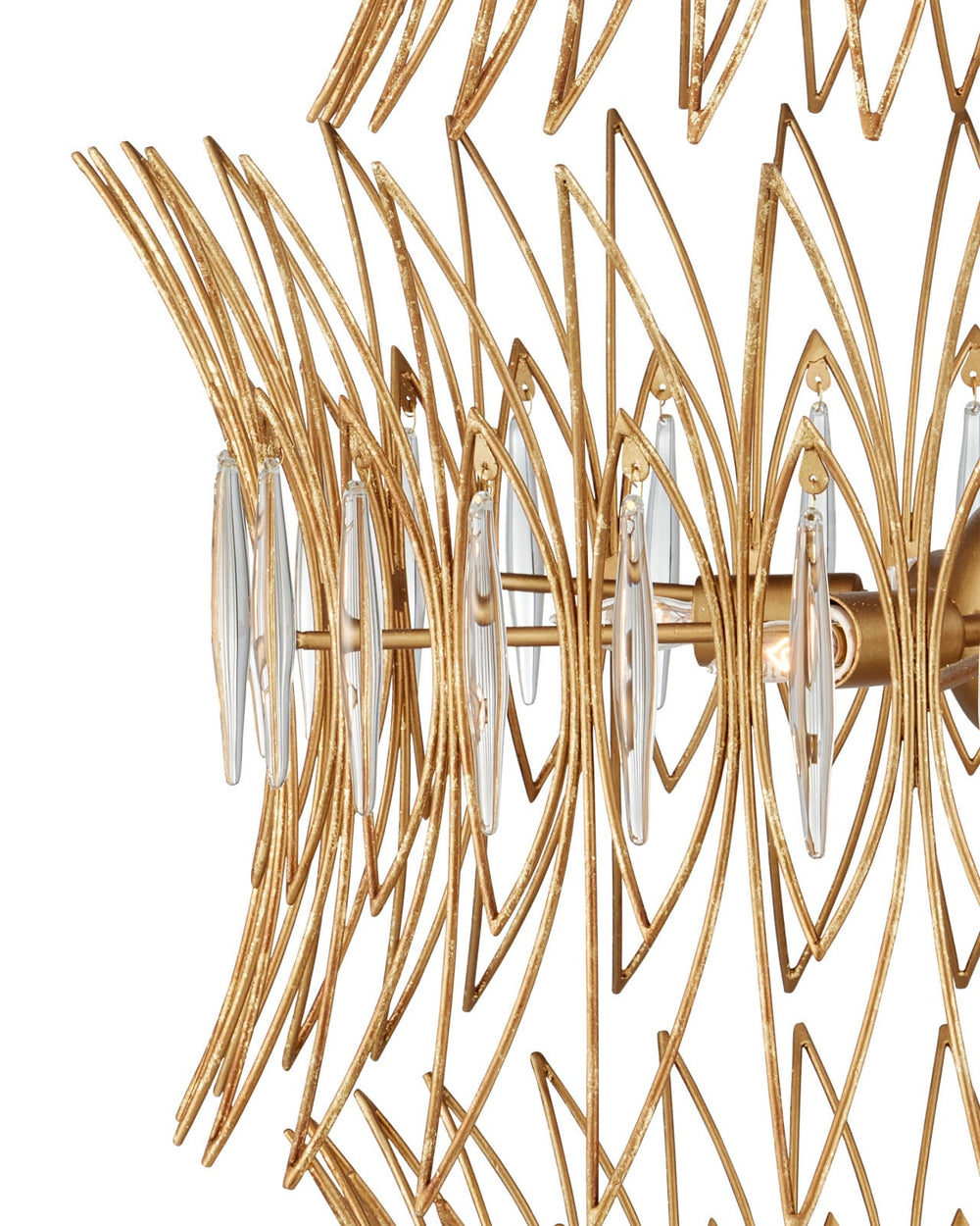 Chandeliers Marquise Large Gold Chandelier