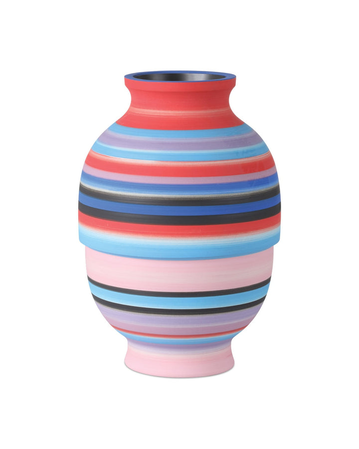 Vases Happy 80's Small Bright Blue & Red Vase