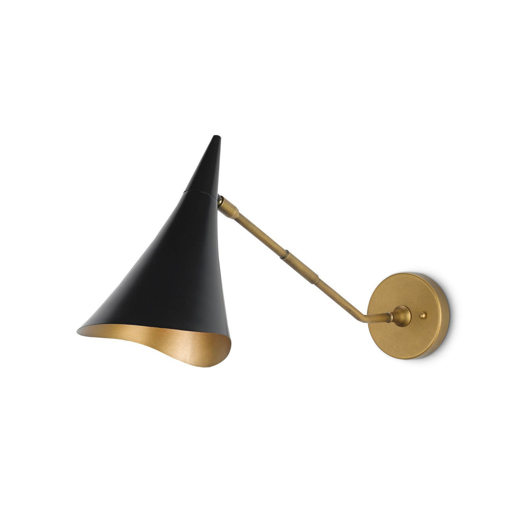 Library Brass Wall Sconce