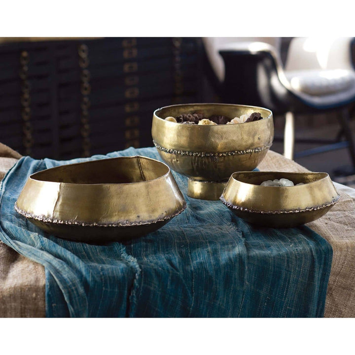 Bedouin Bowl Large (Brass)-Regina Andrew Design-RAD-20-1202-Bowls-2-France and Son