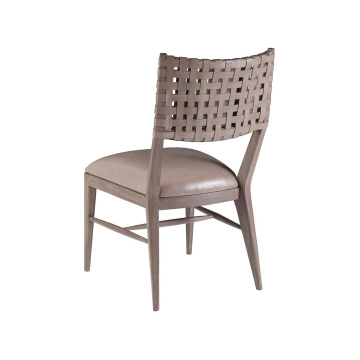 Dining Chairs Milo Leather Side Chair - Grigio