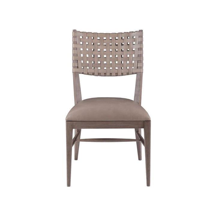 Dining Chairs Milo Leather Side Chair - Grigio