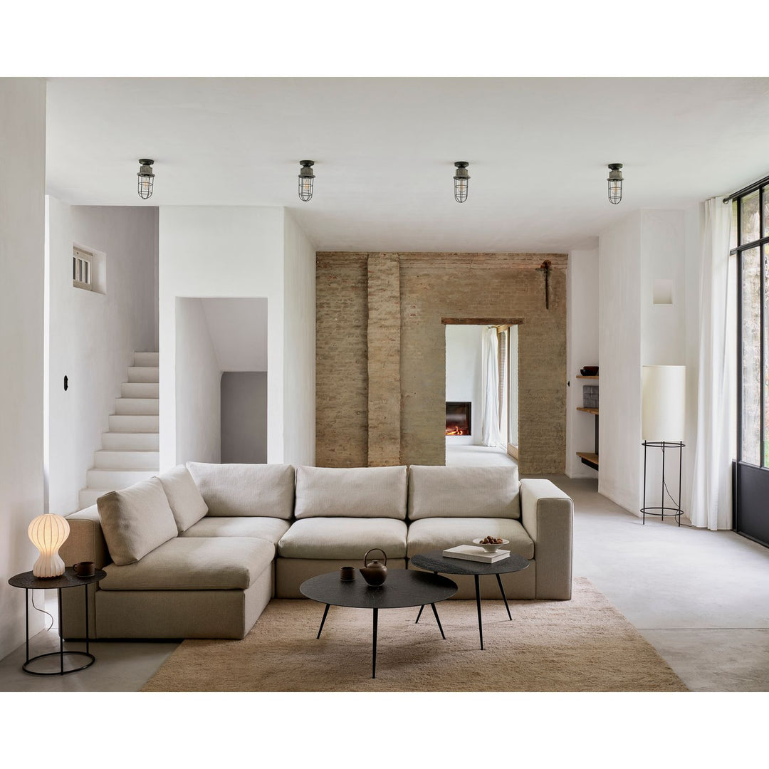 Mellow Modular Sofa Set - 2 Center Seats, Corner, End Seat & Footstool - lifestyle