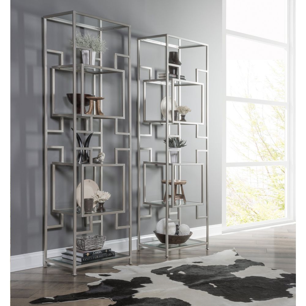 Bookcases & Etageres Suspension Slim Etagere - Silver Leaf