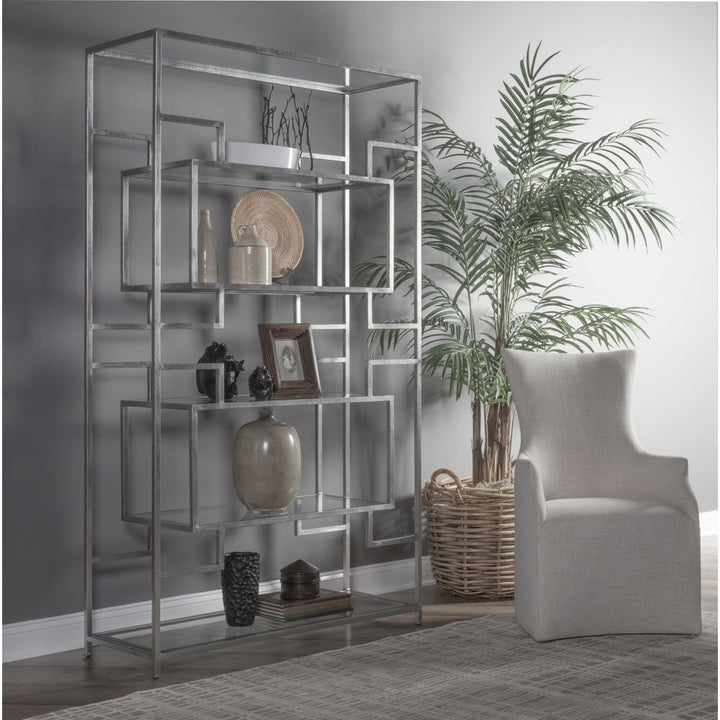 Bookcases & Etageres Suspension Etagere - Silver Leaf
