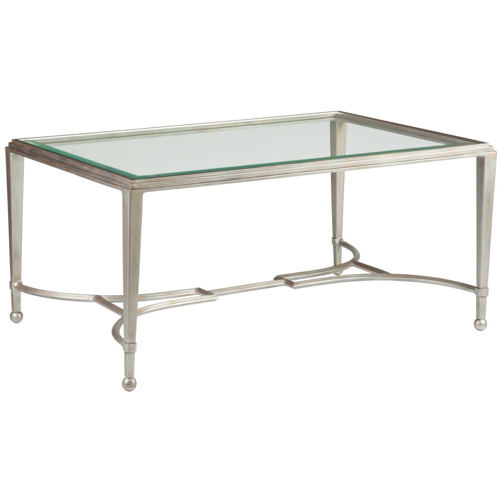 Coffee Tables Sangiovese Small Rectangular Cocktail Table - Argento