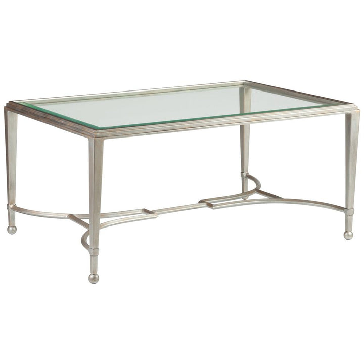 Coffee Tables Sangiovese Small Rectangular Cocktail Table - Argento