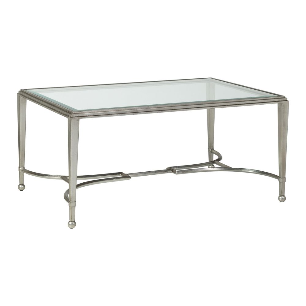 Coffee Tables Sangiovese Small Rectangular Cocktail Table - Silver Leaf