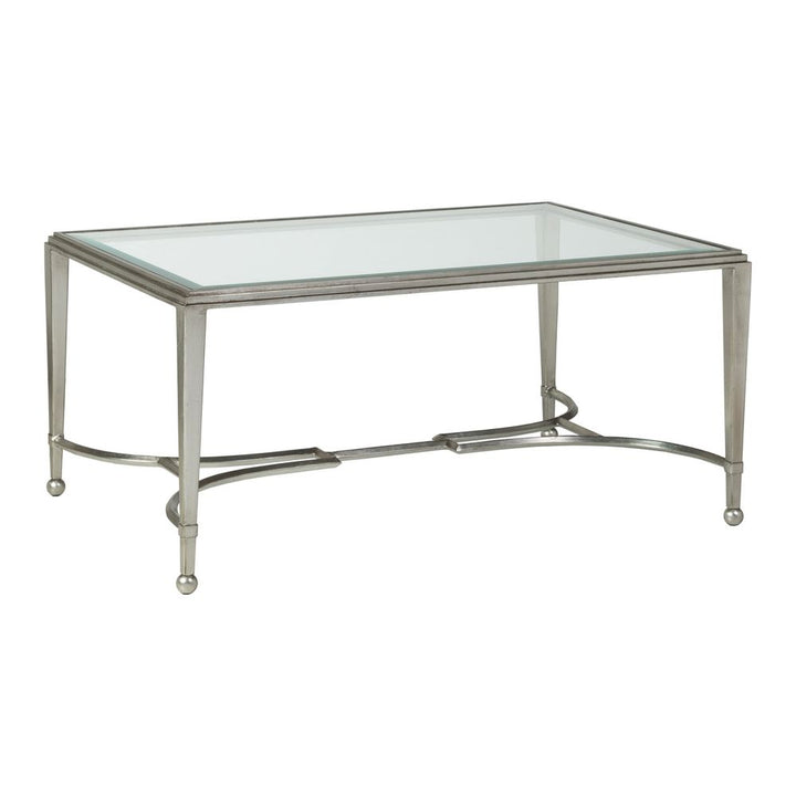 Coffee Tables Sangiovese Small Rectangular Cocktail Table - Silver Leaf