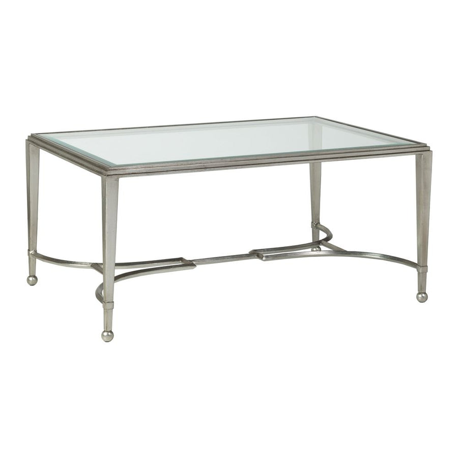 Coffee Tables Sangiovese Small Rectangular Cocktail Table - Silver Leaf