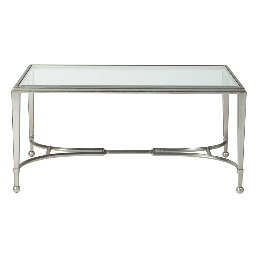 Coffee Tables Sangiovese Small Rectangular Cocktail Table - Silver Leaf