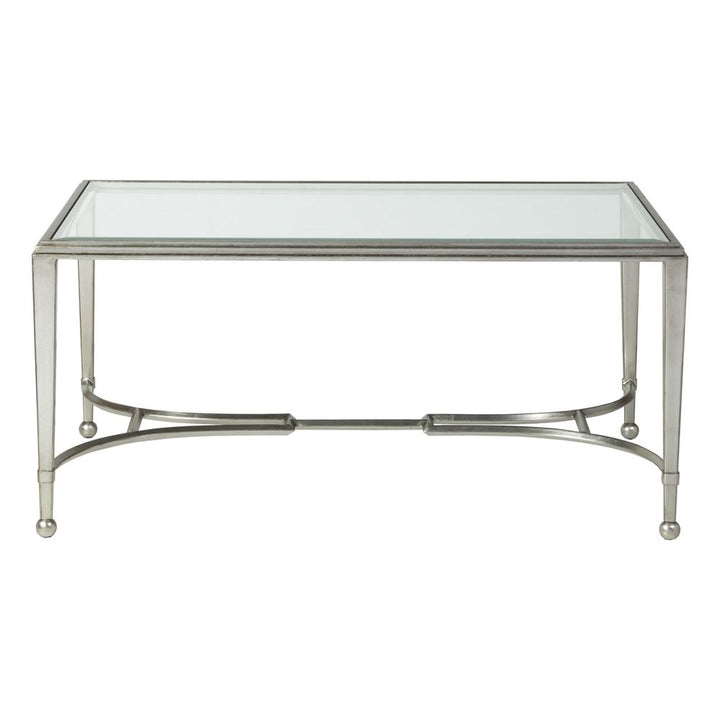Coffee Tables Sangiovese Small Rectangular Cocktail Table - Silver Leaf