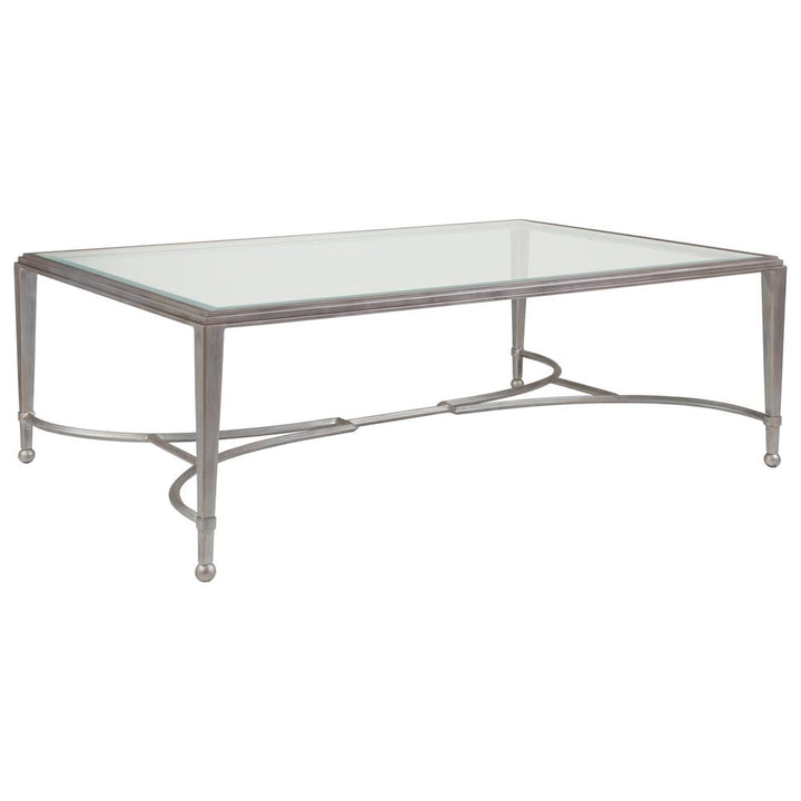 Coffee Tables Sangiovese Large Rectangular Cocktail Table - Argento