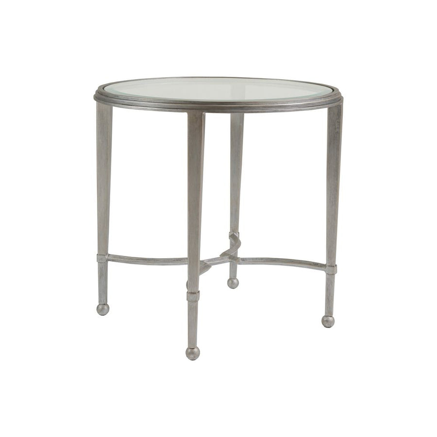 Side Tables Sangiovese Round End Table - Argento