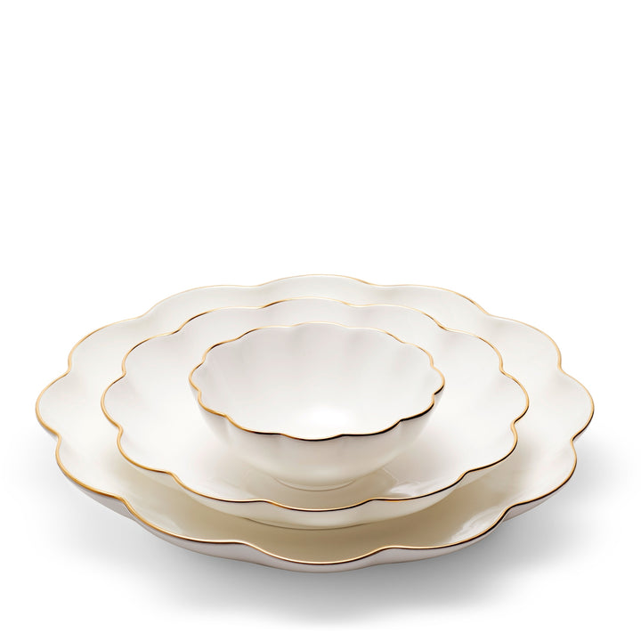 Scalloped Nesting Dish, Set Of 3